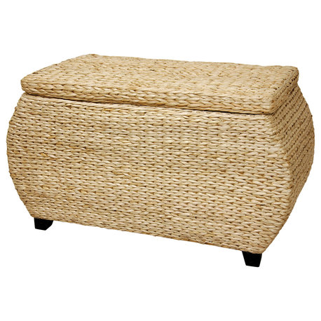Rush Grass Storage Box, Natural
