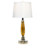 Dale Tiffany - Dale Tiffany GT21189 Glossy Amber, 1 Light Table Lamp-26 In and 13 Inc - Our Glossy Amber 24% Lead Crystal Table Lamp is aGlossy Amber 1 Light Polished Chrome Cris *UL Approved: YES Energy Star Qualified: n/a ADA Certified: n/a  *Number of Lights: 1-*Wattage:150w Incandescent bulb(s) *Bulb Included:No *Bulb Type:Incandescent *Finish Type:Polished Chrome