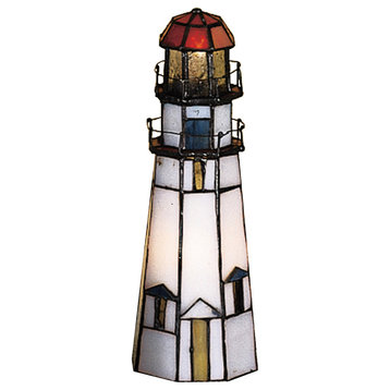 9H The Lighthouse on Marble Head Accent Lamp