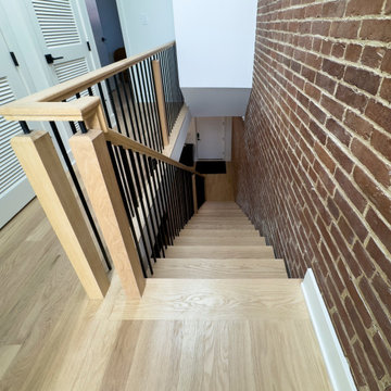 Project #145 | Modern Staircase Renovation in Victorian Townhouse