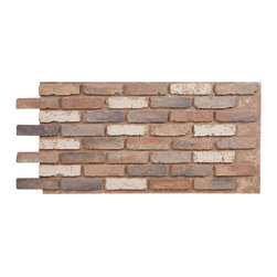 173-CHICAGO BRICK WALL PANEL - 24"H - Wall Panels
