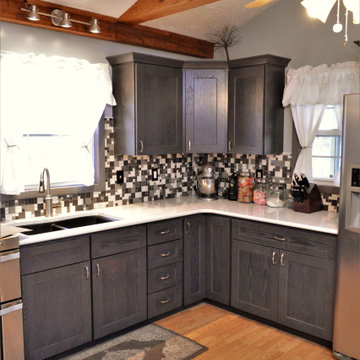 Niles, MI. BaileyTown USA Select. Rustic Grey Oak Kitchen
