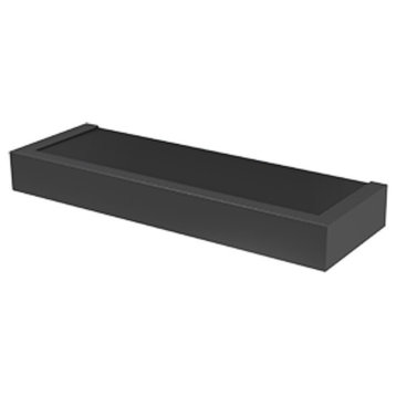 Hillman® 515602 High & Mighty Modern Floating Shelf, 18", Black