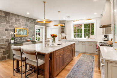 Example of a kitchen design in Philadelphia