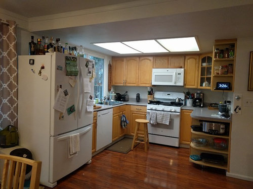Kitchen Remodel, How To Remodel A Drop Ceiling Kitchen