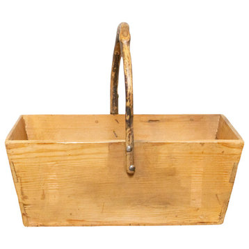 Old English Wood Fruit Basket