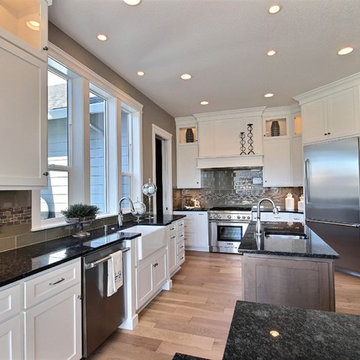 Kitchen Workspace - The Brahmin - 2 Story Transitional