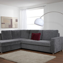 Essen L-Shape Sectional Sofa-Bed by Nordholtz - $3,375 - Sectional Sofas