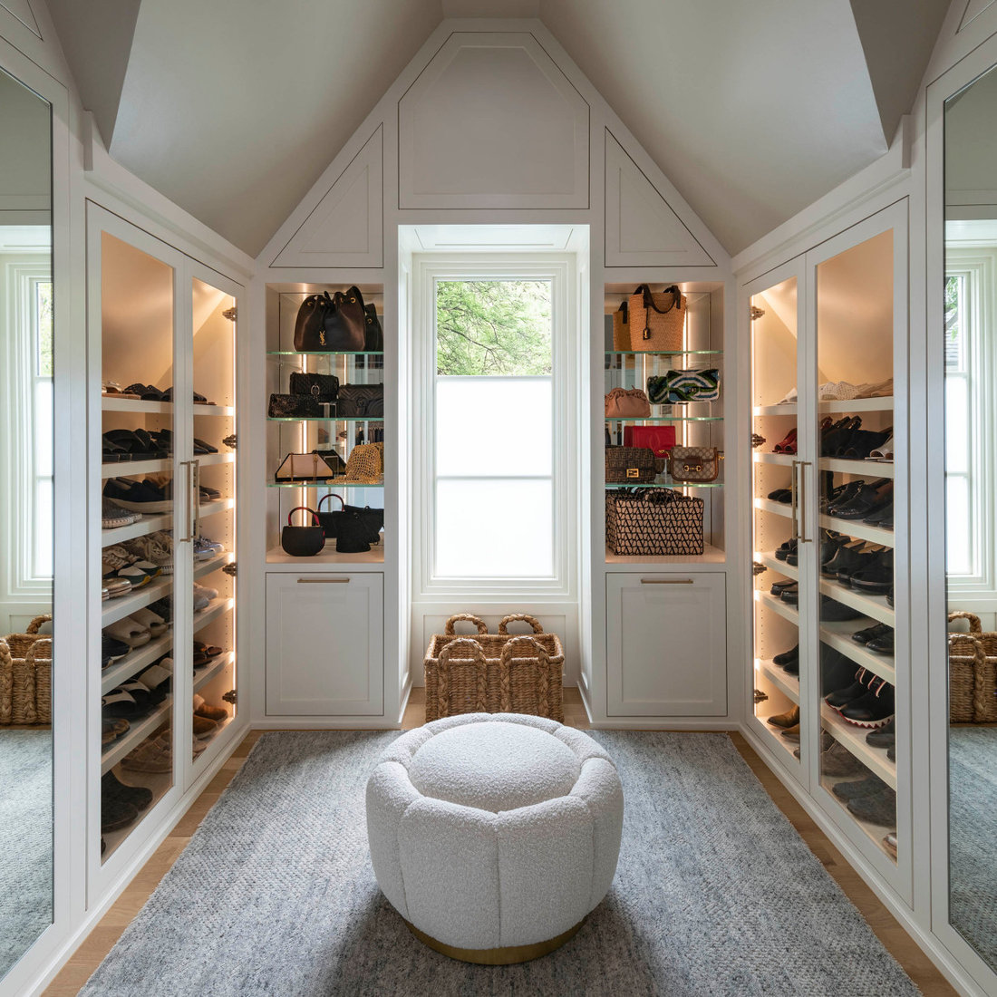 Challenging Angled Closet