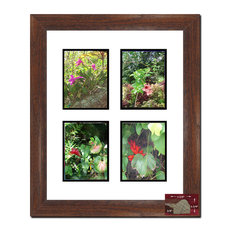 Dark Oak 4 Opening, 4x6 Picture Frame