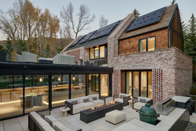 Inspiration for a transitional patio remodel in Denver