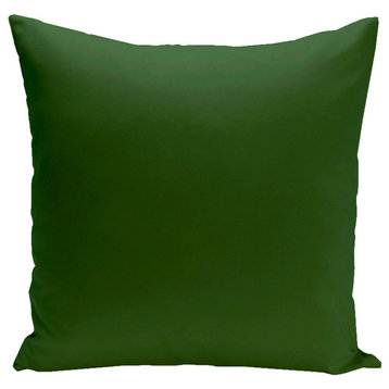 Solid Print Pillow, Green, 16"x16"