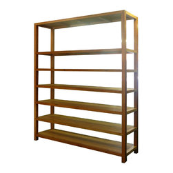 Huge Chinese Rose Wood Display Cabinet Bookcase - Furniture