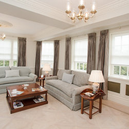 Mansion block flat, Knightsbridge, London - Curtains