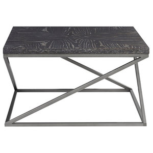 Ink Ivy Blaze Triangle Wood Coffee Table Brown Midcentury Coffee Tables By Olliix Houzz