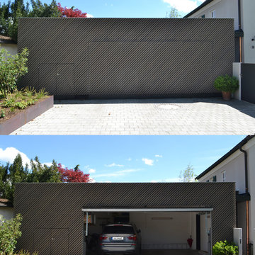 Ansicht Garage Anbau an Bestand