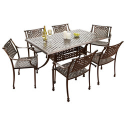 Traditional Outdoor Dining Sets by GDFStudio