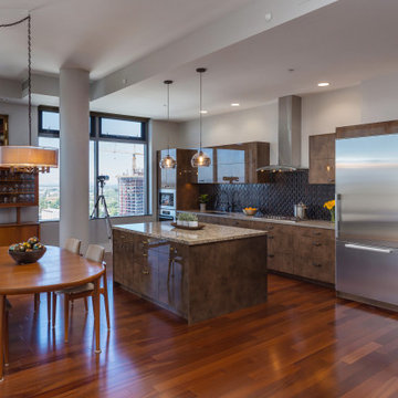 Kitchen Overlooking the City