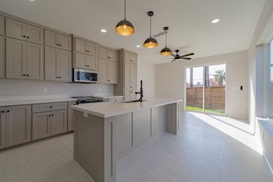 Minimalist kitchen photo in Other