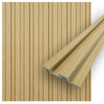CONCORD WALLCOVERINGS - Waterproof Slat Panel, Pine, Pack of 6 - Concord Panels Design: Our wall panels offer countless possibilities to creatively design your interior and to set natural accents. In our assortment you will find a variety of wall panels, which are available in a range of wood grain finishes.