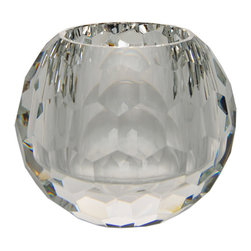 Rosenthal - Rosenthal Facet Crystal Round Vase - Vases