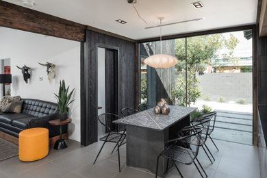 Dining room - 1960s dining room idea in Phoenix