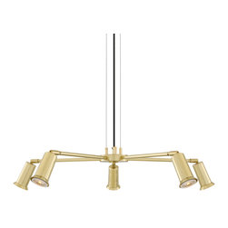 JASPER 5-ARM CONTEMPORARY CHANDELIER - Chandeliers