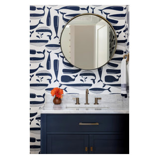 Southern Charm - Beach Style - Powder Room - DC Metro - by Haus ...