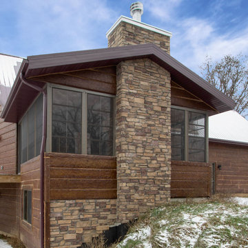 Concrete Log Siding Homes