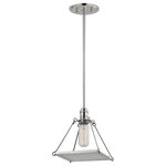 Hudson Valley Lighting - Thorndike, 1 Light, Pendant, Polished Nickel Finish, Clear Glass - Shade Finish: ClearLighting Info.: 1 x 60W E26 Medium Incandescent Bulb (Included)