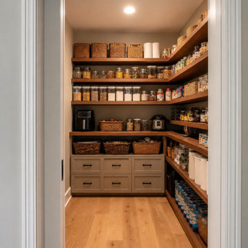 Walk-In Pantry for Visible Bulk Storage