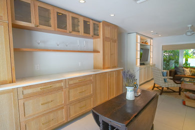 Inspiration for a contemporary home design remodel in Miami