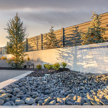 Begin again backyard and retaining wall