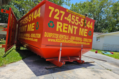 New Port Richey Fl Dumpster Rental Waste Management Can Rental KOZAK Roll Off