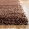 Well Woven Feather Liza Modern Solid Soft Plush Taupe Area Rug 3'3''x5'