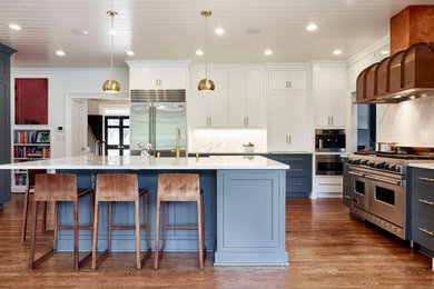 Example of a large transitional kitchen design in Other