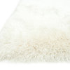 3" Polyester Pile Allure Shag Area Rug by Loloi, Ivory, 3'6"x5'6"