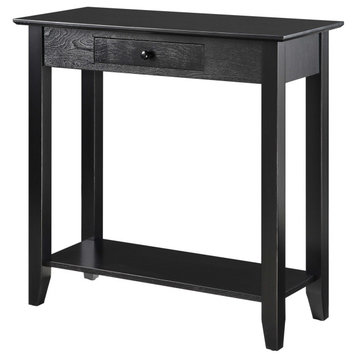 American Heritage 1 Drawer Hall Table With Shelf
