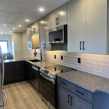 Transitional Kitchen Remodel Done With New Cabinets
