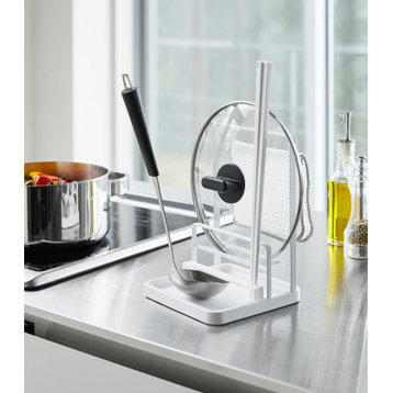 Lid and Ladle Station, Steel, White