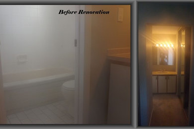 Example of a trendy bathroom design in Ottawa