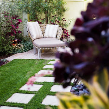 Artificial Grass Garden Pathway