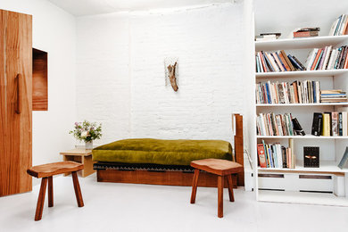 Zen home office photo in New York