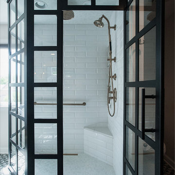 Industrial with a twist Master Bathroom