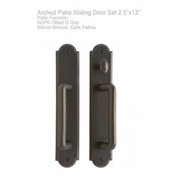 Rocky Mountain Hardware Arched Patio Sliding Door Set 2 1/2&Prime; x 13&Prime; - Brackets