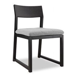 Baden Dining Chair Black Oak - Dining Chairs