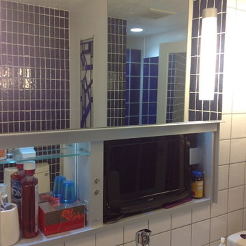 Robern medicine cabinet opened up Cleveland Heights
