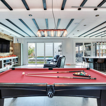 Downtown Tampa, Contemporary Industrial Style Family Home