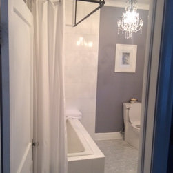 Custom Corner Shower Rod - Shower Curtain Rods