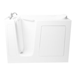 54" x 30" ARIEL EZWT-3054 DUAL RIGHT WHIRLPOOL & AIR SYSTEM ADA WALKIN BATH TUB - Bathtubs